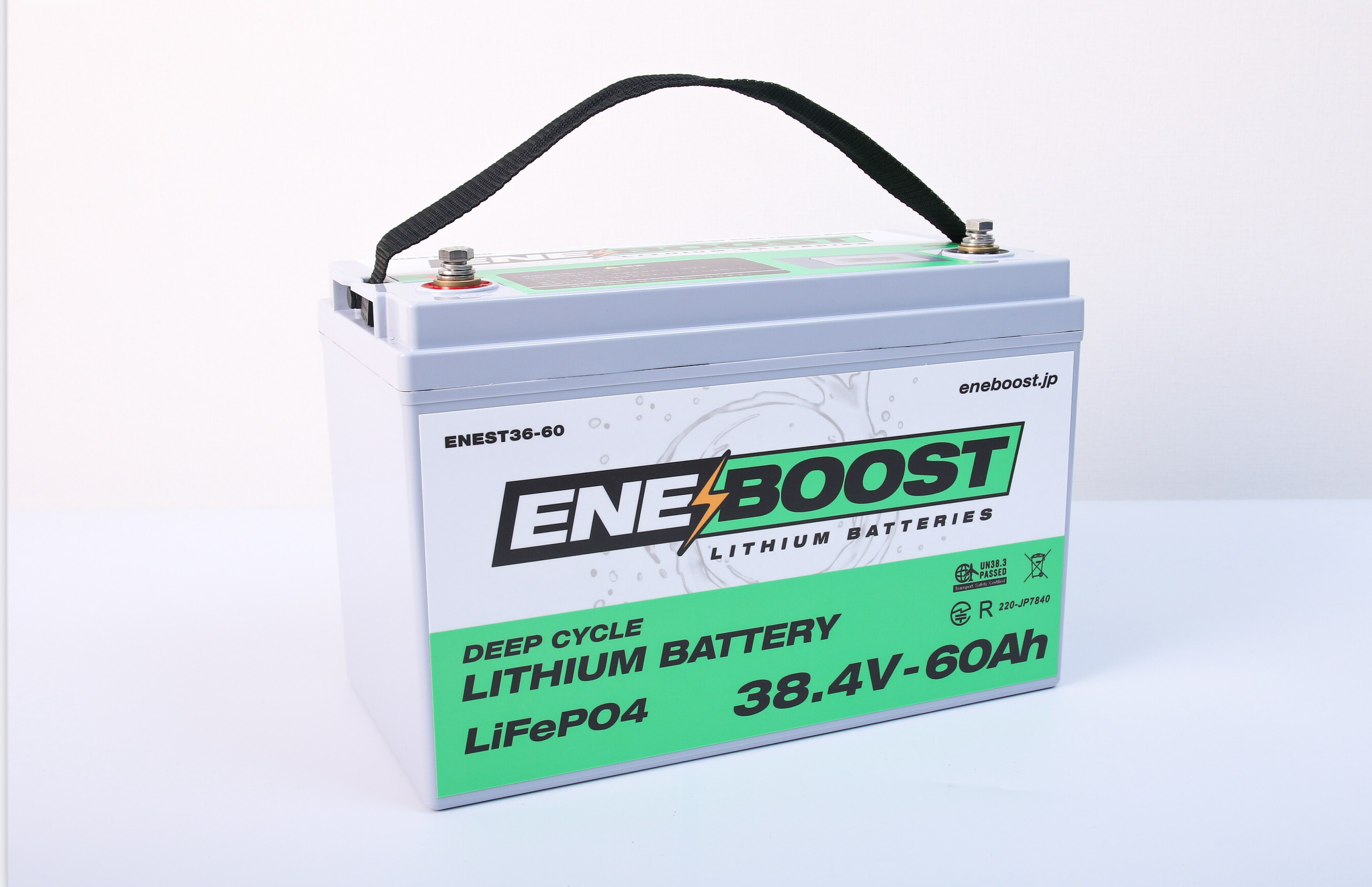 ENEBOOST（エネブースト） 36v60Ah LiFePO4 LITHIUM BATTERY（リチウム乾電池）