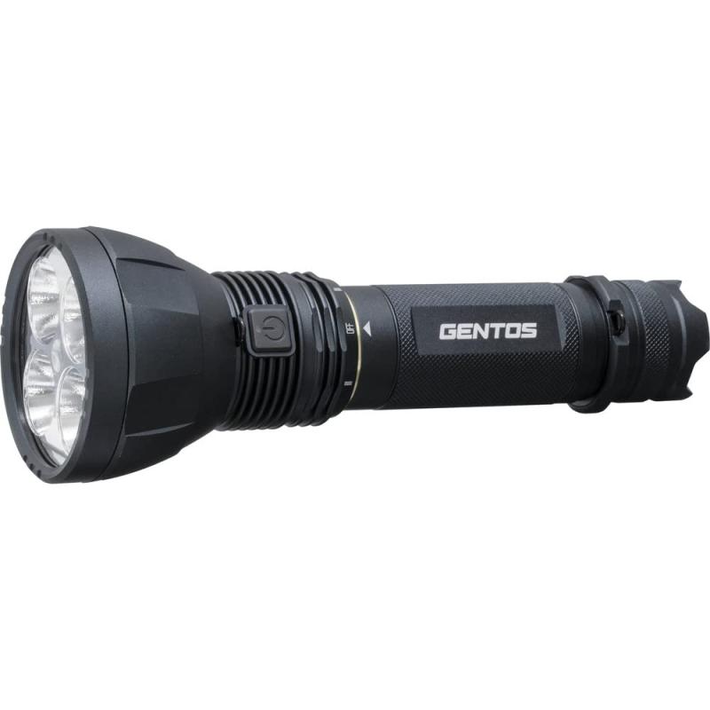 GENTOS(ジェントス) 懐中電灯 LEDライト 充電式(専用充電池) 強力 13000ルーメン アルティレックス UT-618R 軍用 ハンディライト フラッシュライト|ジョーマーケット
