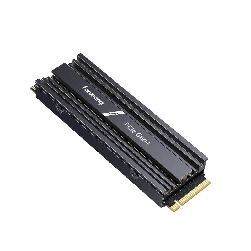 fanxiang SSD 4TB M.2 NVMe 2280 【ヒートシンク付き】 最大7300MB/s PCIe Gen4.0x4 64Gb/s M.2 NVMe 1.4 PS5動作確認済 PS5 SSD 内蔵SSD 3D NAND SLC キャッシュ|ジョーマーケット