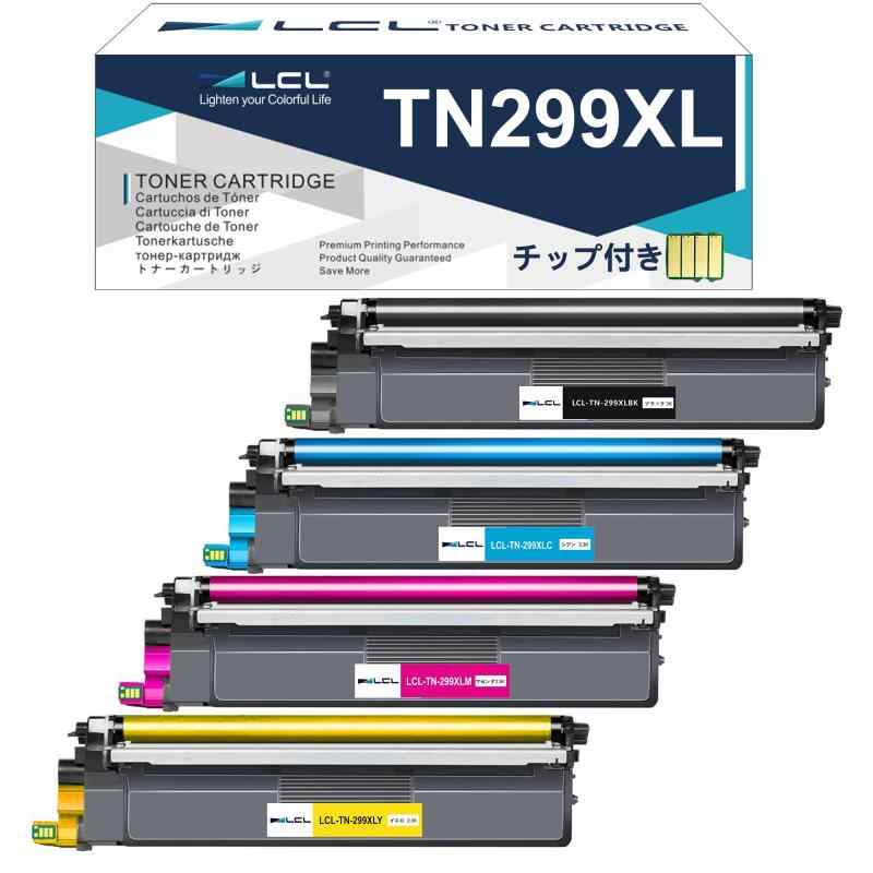 LCL Brother用 ブラザー用 TN299XL TN-299XL 互換トナーカートリッジ (4色セット ブラック シアン マゼンタ イエロー) 対応機種：HL-L3240CDW MFC-L3780CDW｜ジョーマーケット