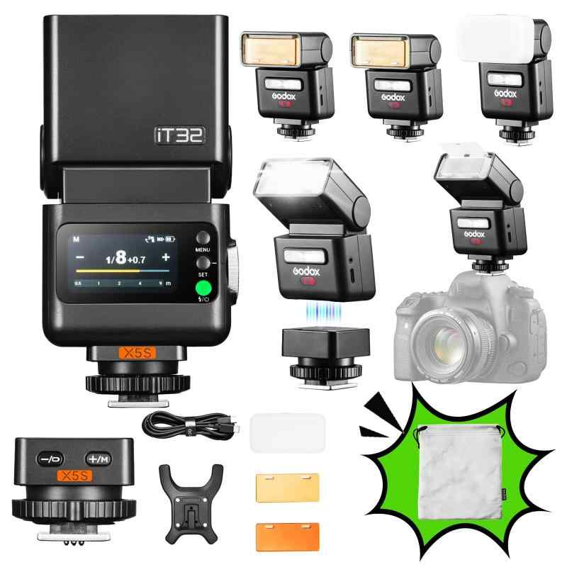 Godox iT32 X5-S X5S ホットシュー式カメラストロボトリガー 、For Sonyカメラα6400/α9/α6100/RX100M7｜ジョーマーケット 15,556円