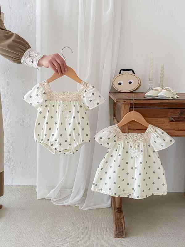 ロンパース 女の子 春夏 新生児 ベビー服 半袖 ワンピース コッ