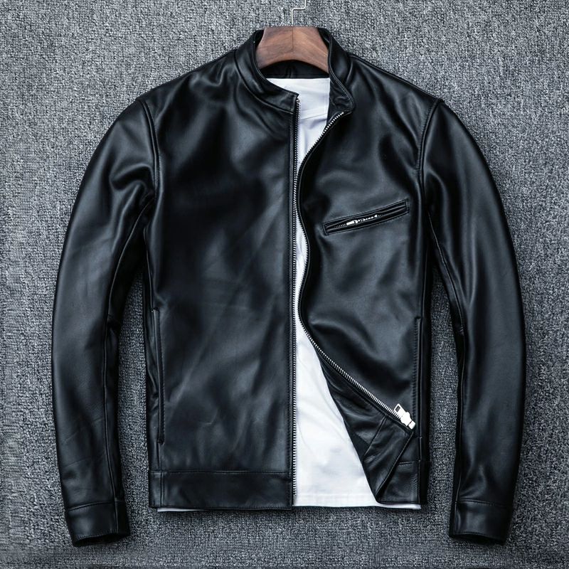 なめし革上衣 雅びやか 本革 羊革 ライダースジャケット メンズファッションジャケット  革ジャン  S～4XL