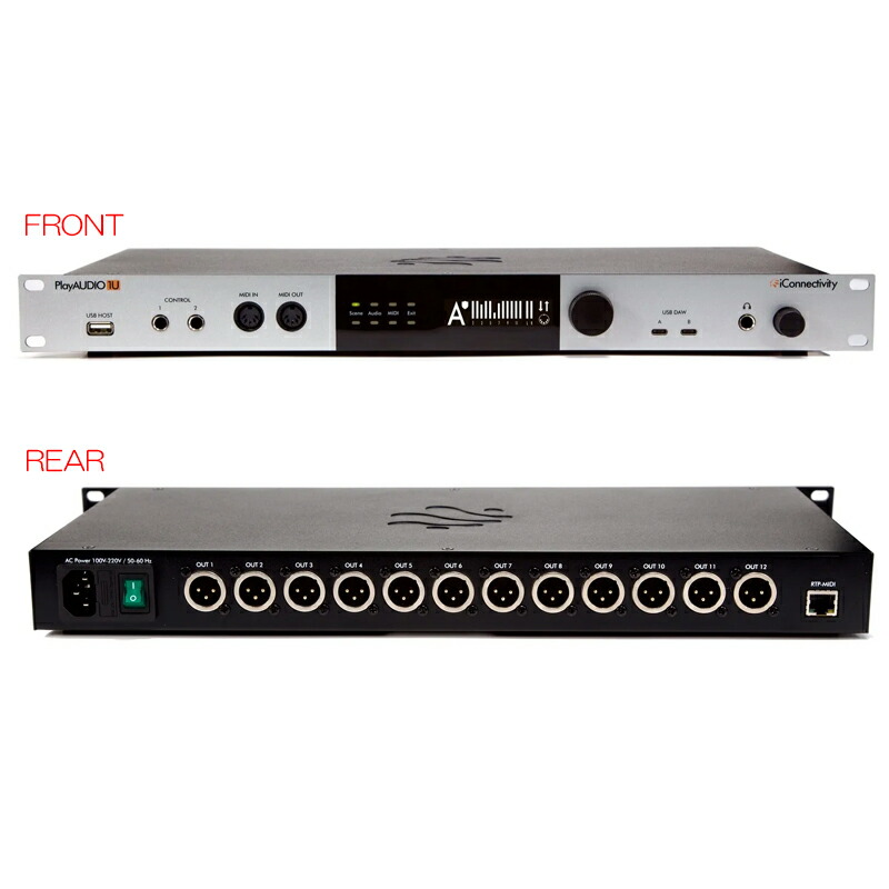 ICONNECTIVITY PLAYAUDIO1U 安心の日本正規品！｜サンフォニックス店