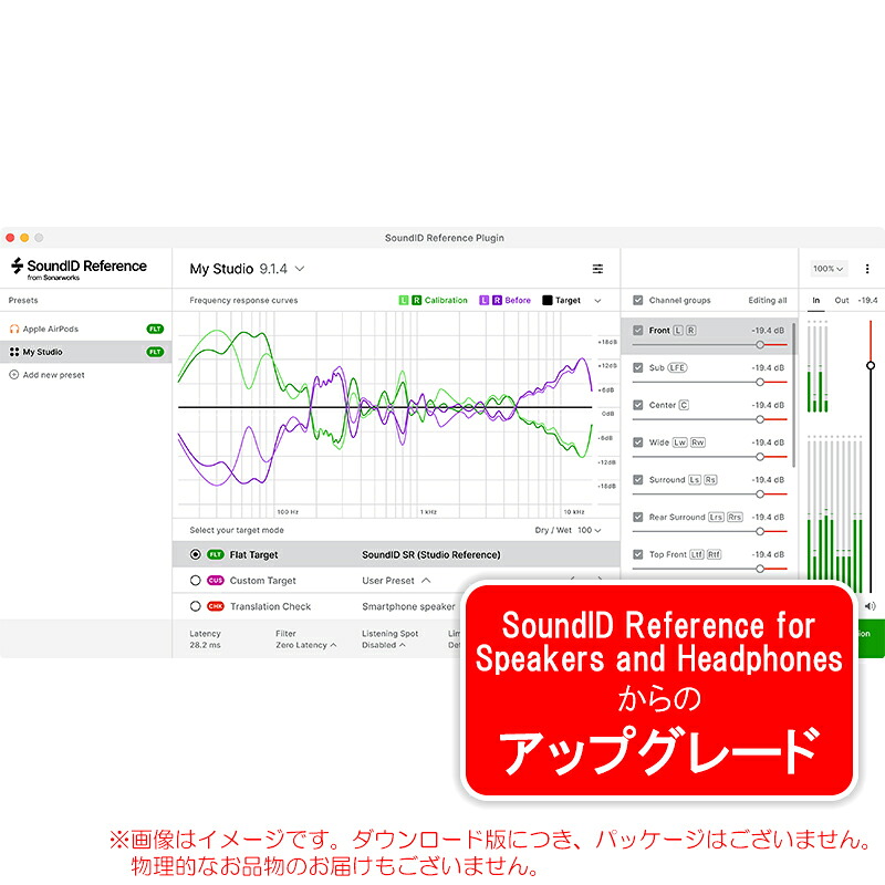 SONARWORKS UPG FROM SOUNDID REFERENCE SPEAKERS\u0026HEADPHONES TO MULTICHANNEL【5/11まで特価！】 PCソフト-パソコン・周辺機器