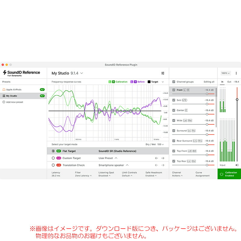 SONARWORKS SOUND ID REFERENCE FOR MULTICHANNEL ダウンロード版