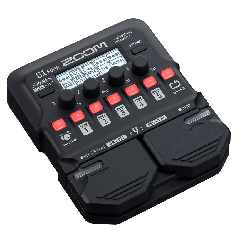 楽天市場】ZOOM G1 FOUR ギター・マルチエフェクツ・プロセッサー 