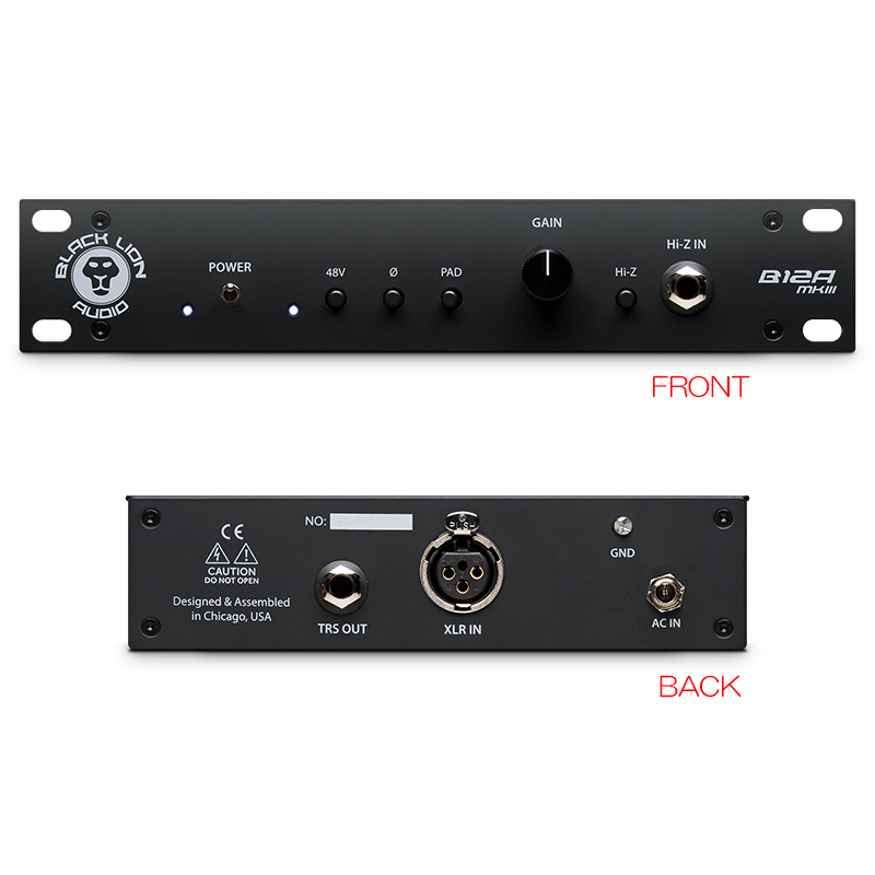 BLACK LION AUDIO MKIII B12A 安心の日本正規品！ DAW・DTM