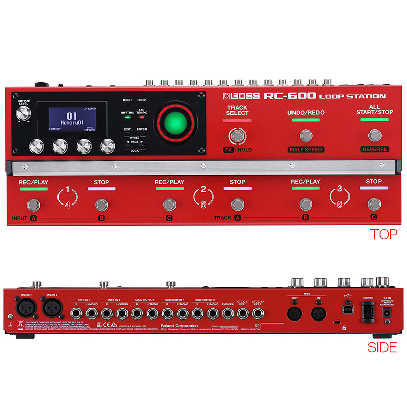 BOSS RC-600 LOOP STATION ボス DAW・DTM・レコーダー | dermascope.com