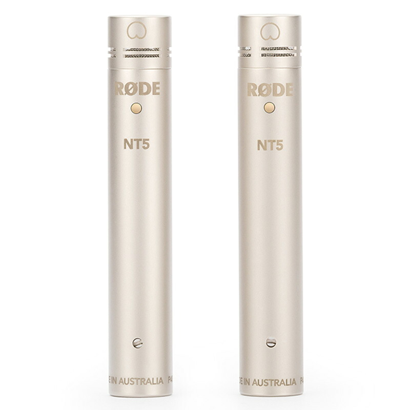 RODE MICROPHONES NT5 マッチド ペア NT5MP 【最後の１セット！ / 直販移行のため在庫限り / 品切れの際はご容赦ください】｜サンフォニックス店