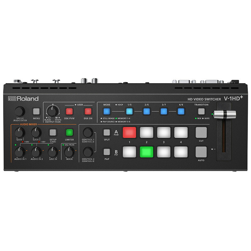 楽天市場】Roland V-1HD+(HD VIDEO SWITCHER) 【P5】：パワーレック鍵盤堂