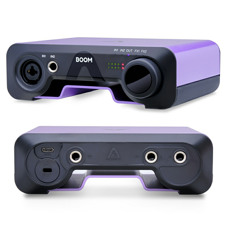 Apogee Jam X オーディオインターフェース APOGEE Jam X 〜入力段にアナログコンプレッサーを搭載した楽器