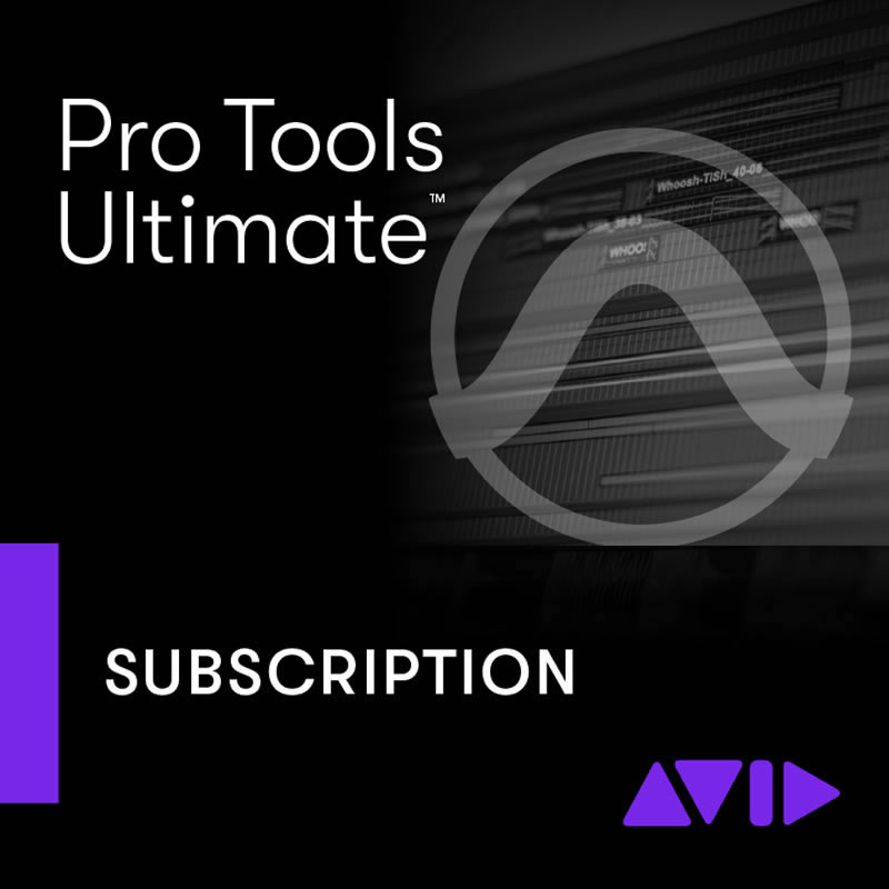 AVID PRO TOOLS ULTIMATE 【年次サブスクリプション-目あたらしい】 最短当日電子メイル納品 9938-30123-00 1241-90 【SY000003936】