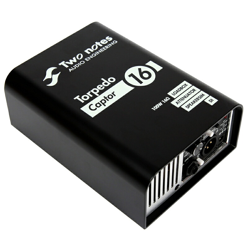 TWO NOTES TORPEDO CAPTOR 16 OHM ロードボックス、アナログキャビネットシミュレーター 安心の日本正規品!|サンフォニックス店