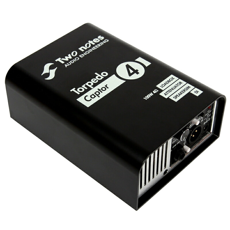 TWO NOTES TORPEDO CAPTOR 4 OHM ロードボックス、アナログキャビネットシミュレーター 安心の日本正規品！｜サンフォニックス店