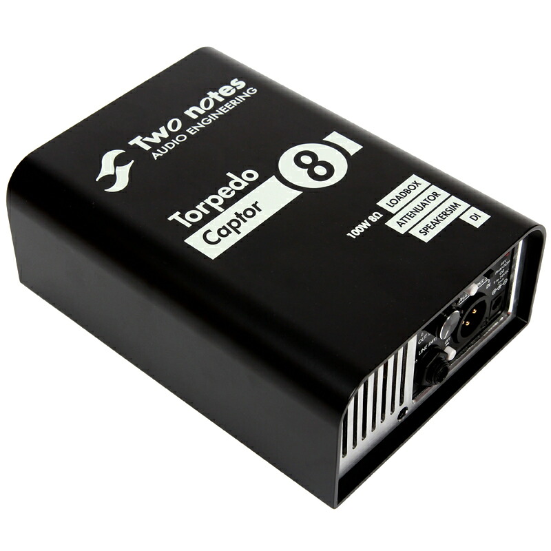 TWO NOTES TORPEDO CAPTOR 8 OHM ロードボックス、アナログキャビネットシミュレーター 安心の日本正規品!|サンフォニックス店