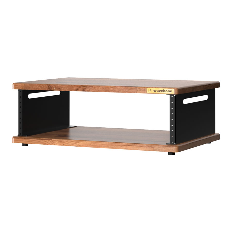 WAVEBONE STELLA PORTABLE RACK CASE-3U / WALNUT｜サンフォニックス店