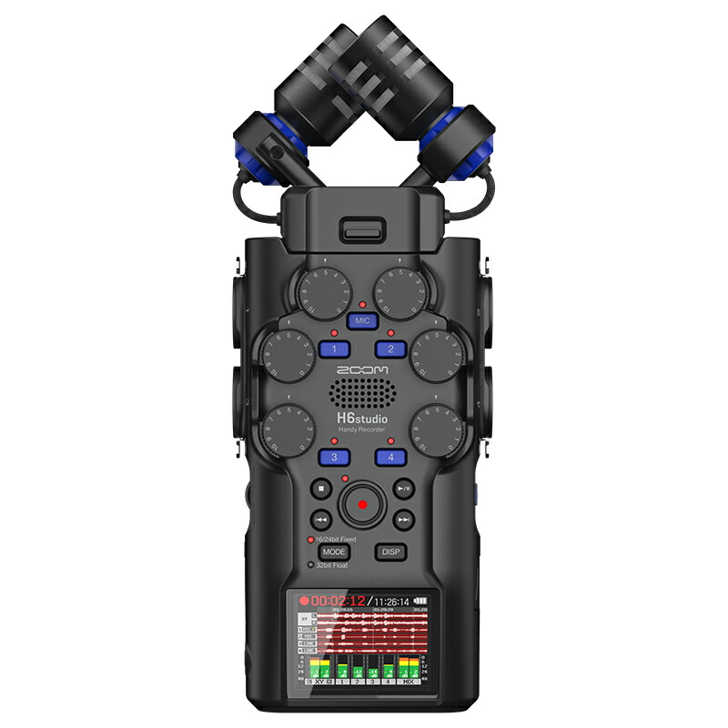 ZOOM H6STUDIO 安心の日本正規品！ ハンディレコーダー ズーム｜サンフォニックス店