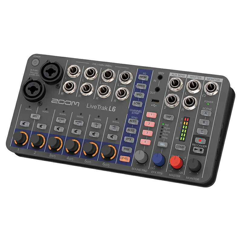 ZOOM ズーム L6 楽天市場】ZOOM(ズーム) LiveTrak L6 : Rock oN Line 楽天市場店