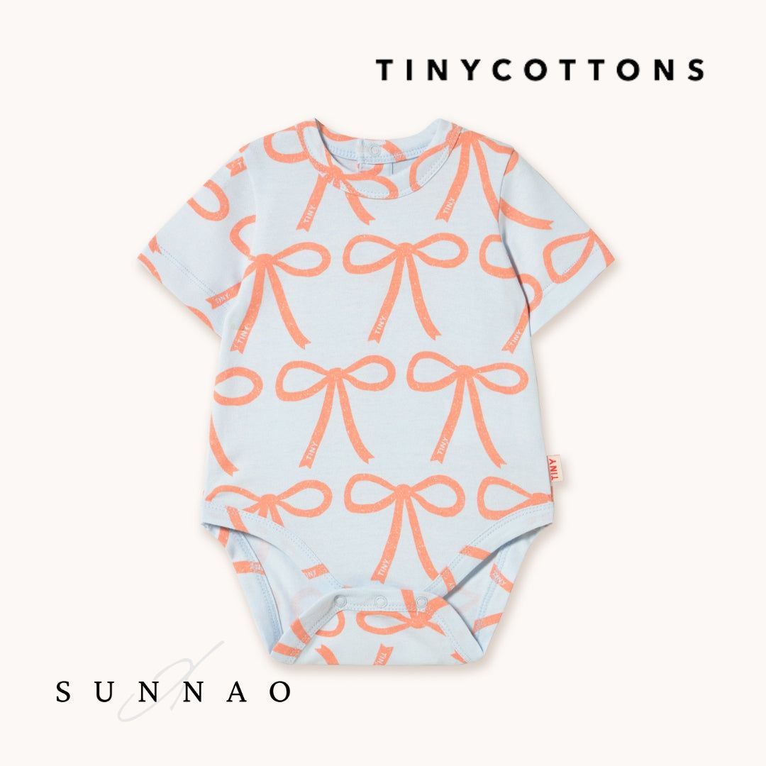 ロンパース・カバーオール TINYCOTTONS / BOWS RIB BODY 12m TINYCOTTONS / BOWS RIB BODY 12m