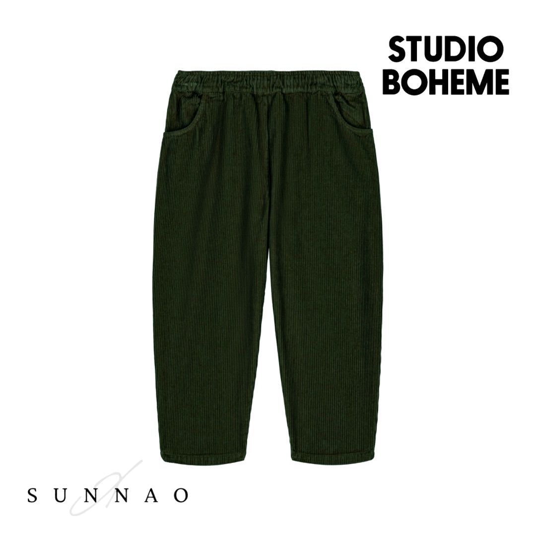 新品　【STUDIO BOHEME】FRIO COAT - DEEP GREEN Coat Frio Corduroy Forest Green