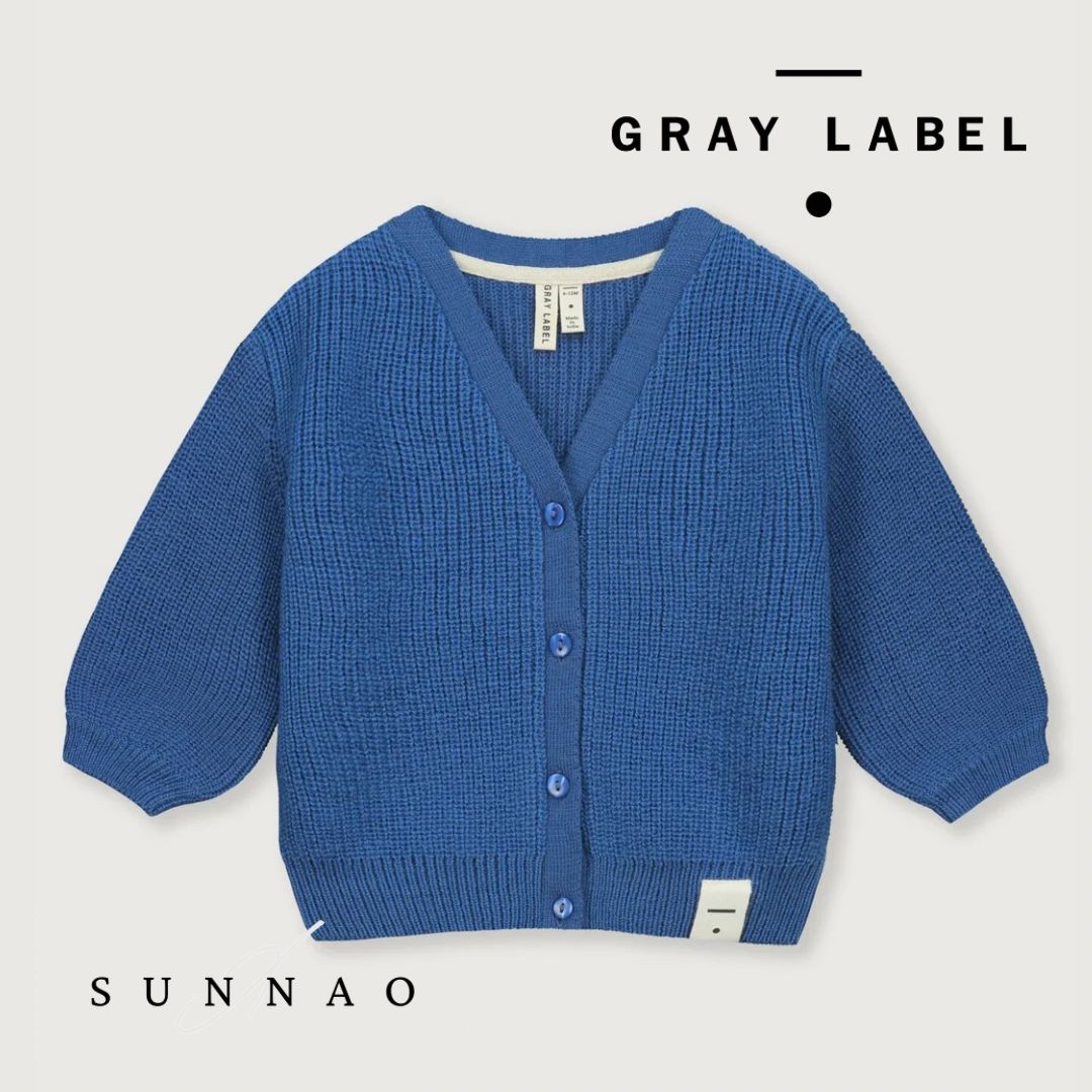 SALE【30%OFF／必要経費19140円】＜GRAY LABEL＞ Knitted Cardigan RWS - BLUE MOON