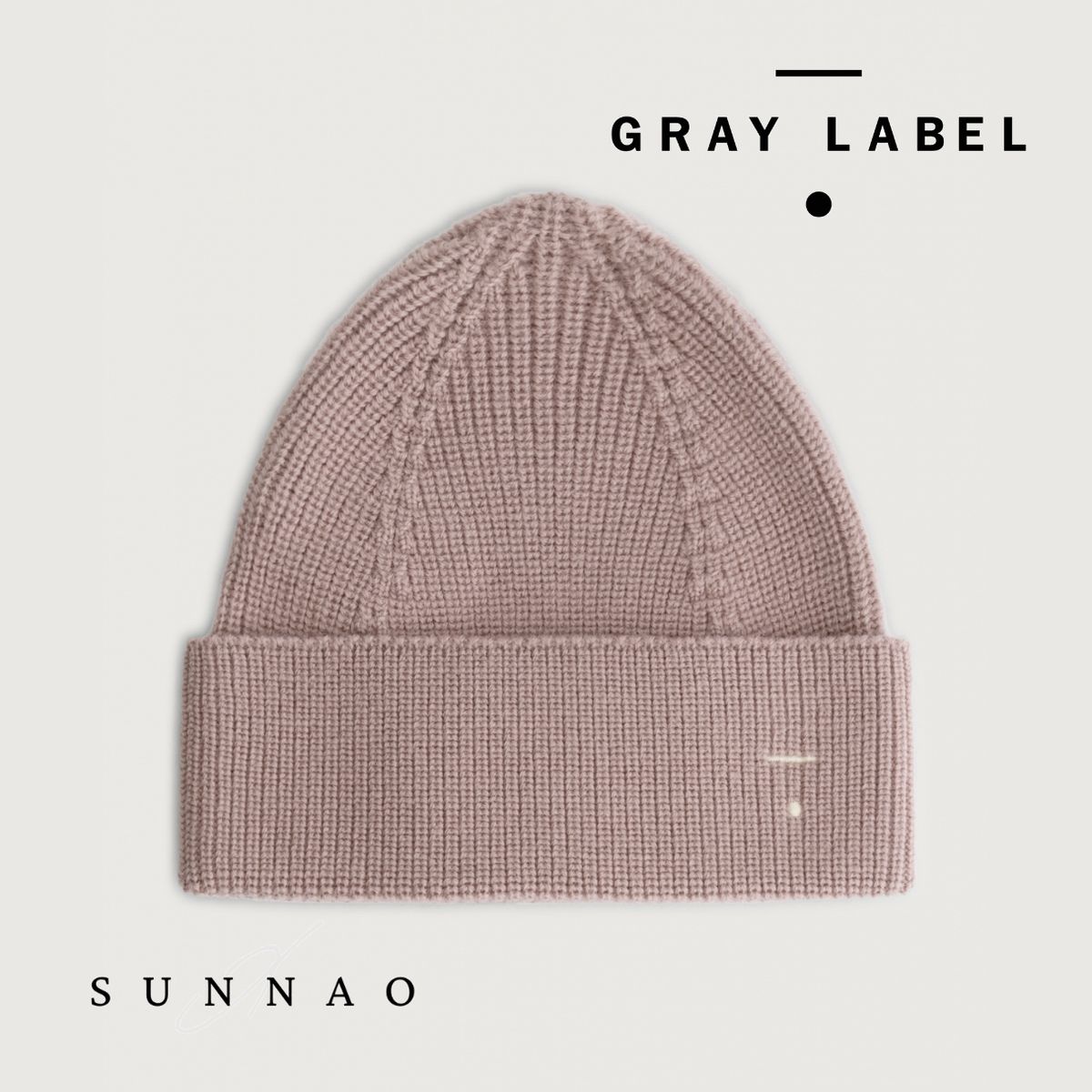 ＜GRAY LABEL＞ Knitted Beanie - Berry