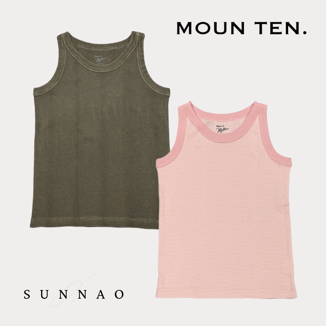 ＜Moun ten.＞ miller PACK TANK TOP - f/b