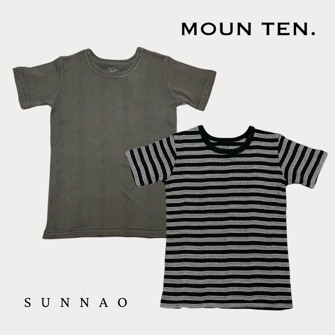 ＜Moun ten.＞ miller PACK TEE - c/c carbon/charcoal