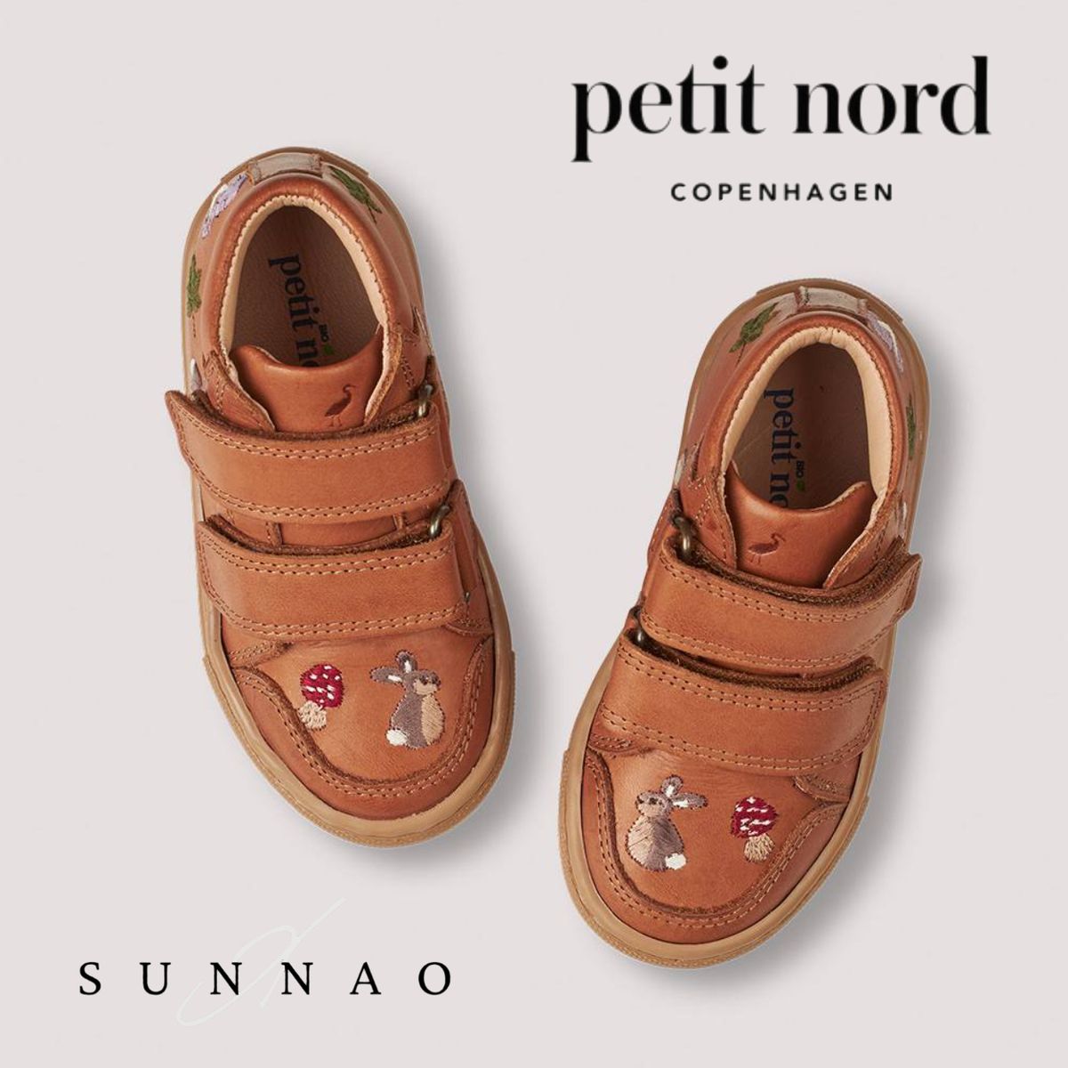 ＜Petit Nord＞ Sneaker Mushroom W.Land - Cognac
