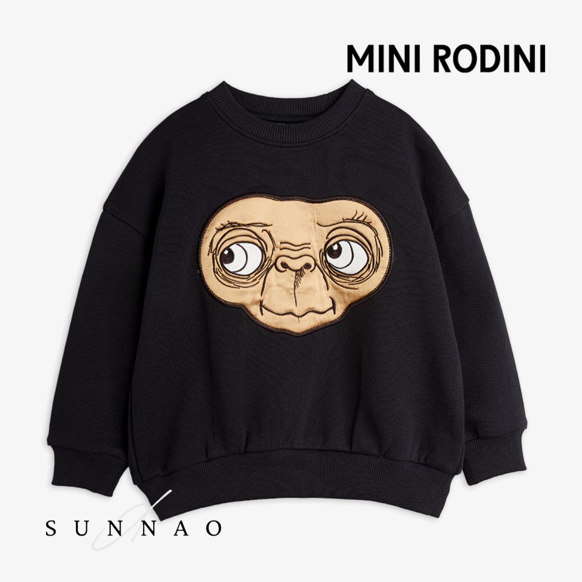＜Mini Rodini＞ E.T application sweatshirt