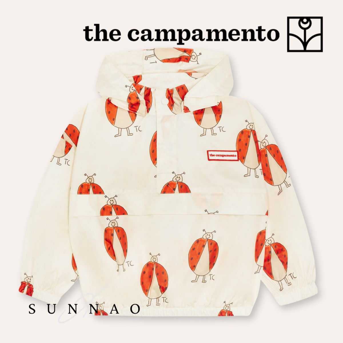 ＜The Campamento＞ Ladybug Allover Windbreaker