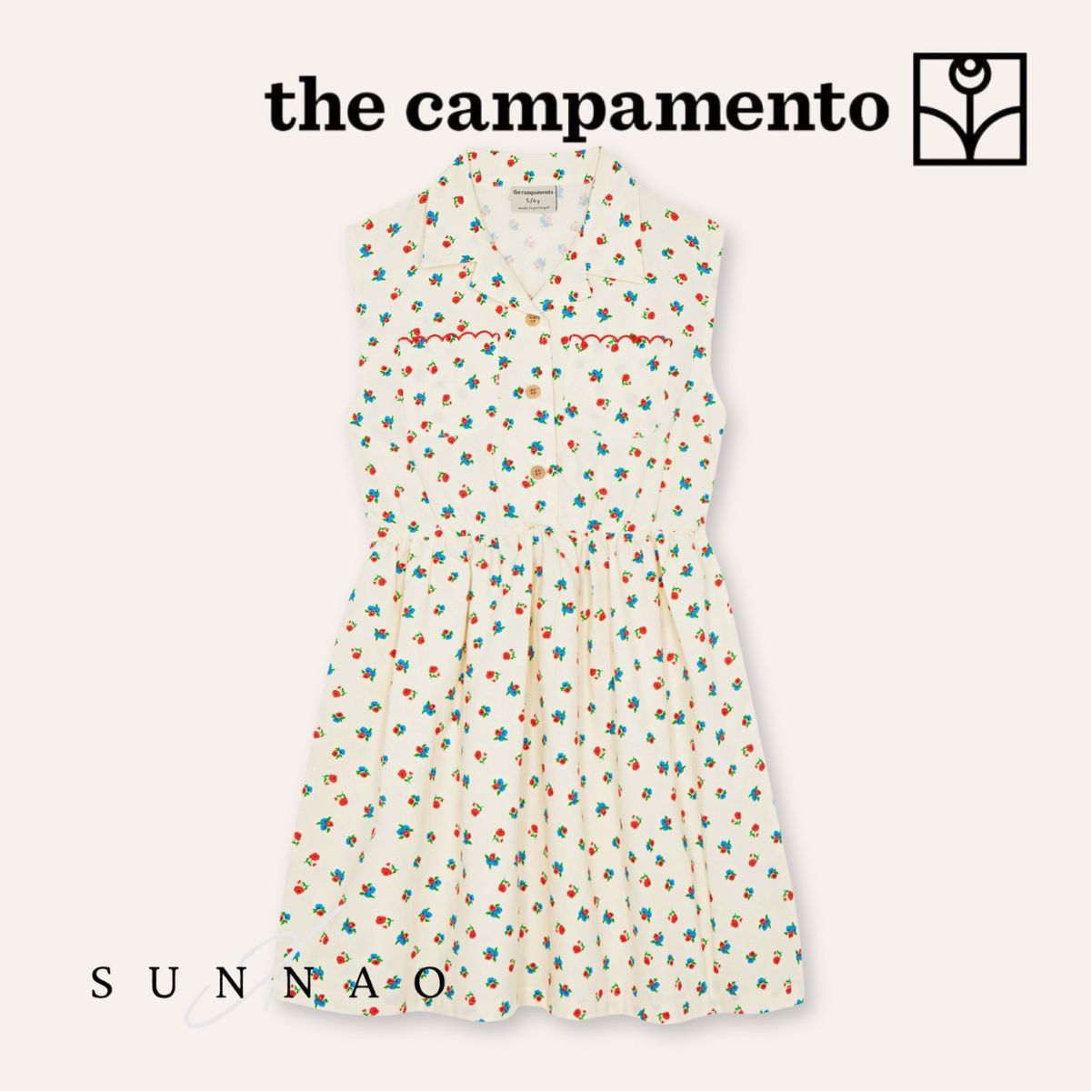 ＜The Campamento＞ Small Flowers Allover Dress