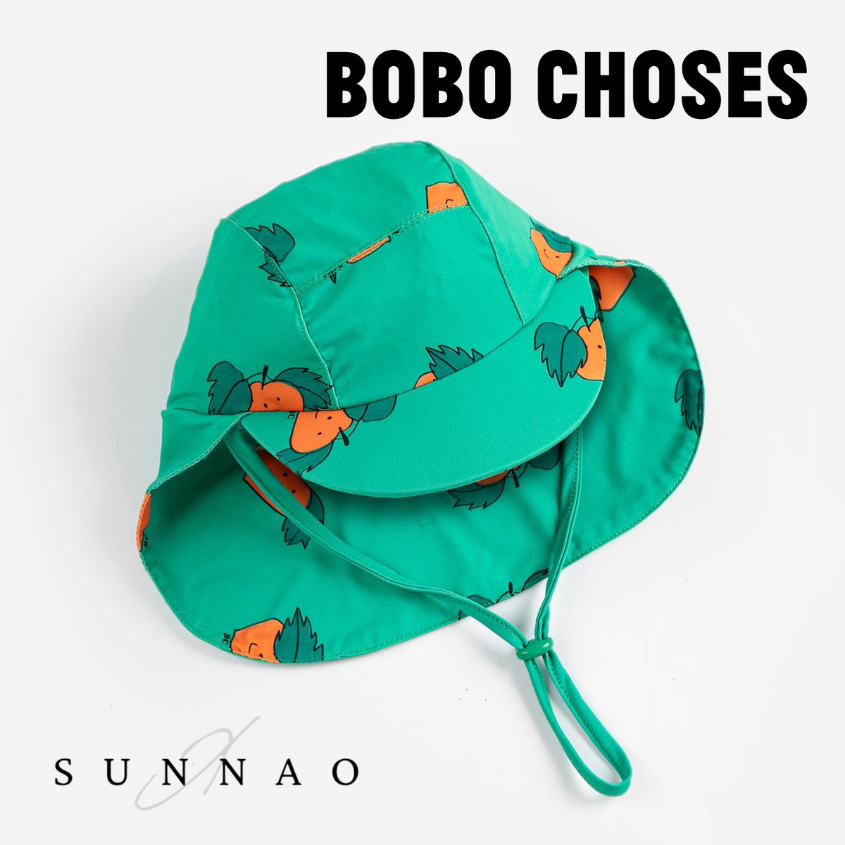＜BOBO CHOSES＞ Tangerine all over swim cap