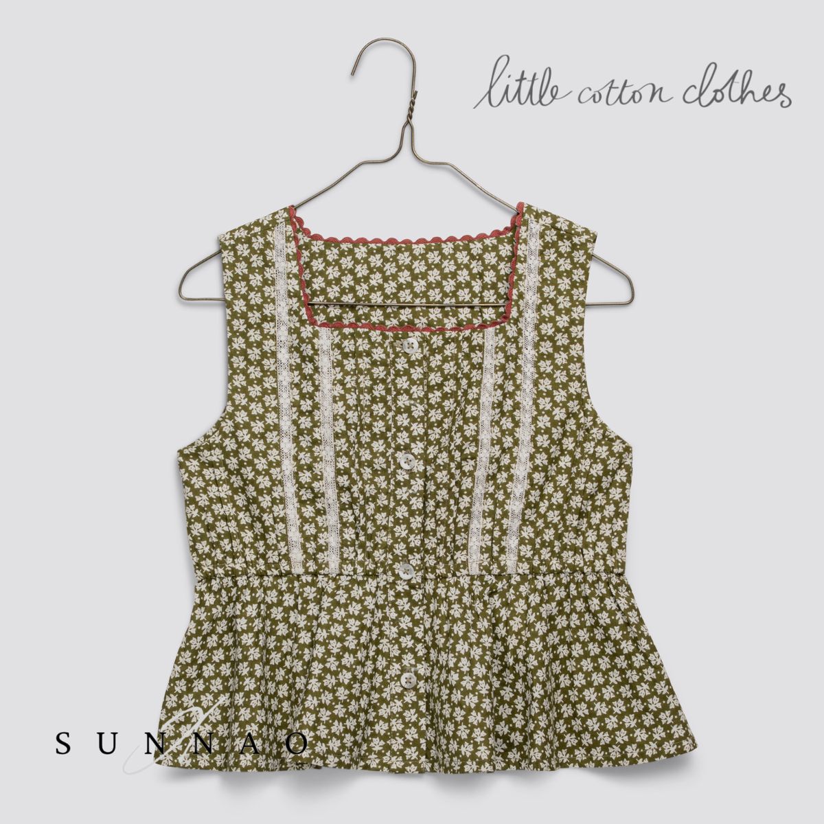 ＜Little Cotton Clothes＞ Lila Sun Top Bampton Floral