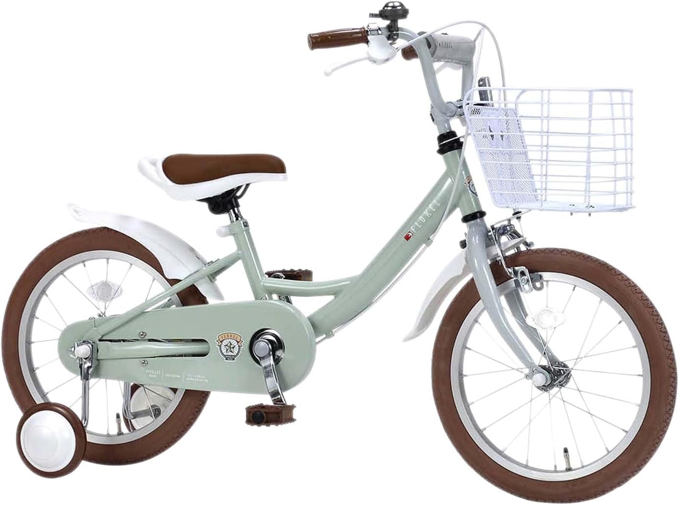 マイパラス 子供用自転車 16インチ MD-16 ミント 補助輪付き 男の子用 女の子用 子ども用 おしゃれ キッズサイクル【本州のみの配送】｜サンネット商店