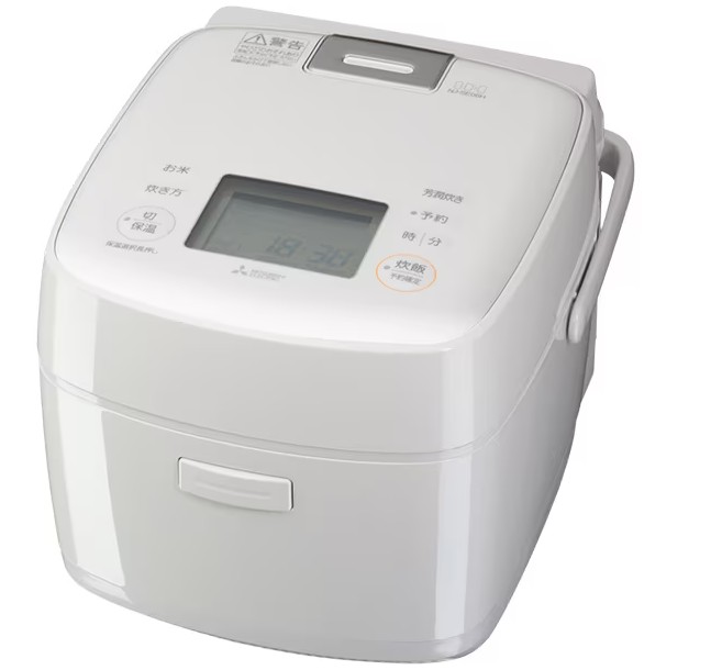 楽天市場】三菱電機 NJ-VEB10 三菱ジャー炊飯器 5.5合 ホワイト 月白