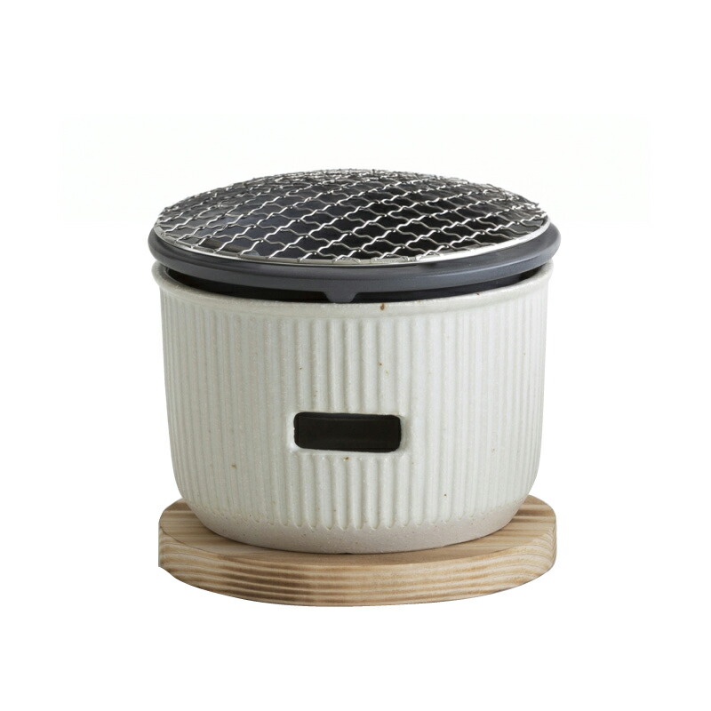 SALIU TheChef 炭焼きグリル小と専用オガ炭のセット 水コンロ 小 直火