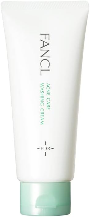 FANCL ファンケル アクネケア 洗顔 クリーム 1本 90g (約60回分) 【医薬部外品】 洗顔料 無添加 ニキビ 肌荒れ 毛穴 4908049394455