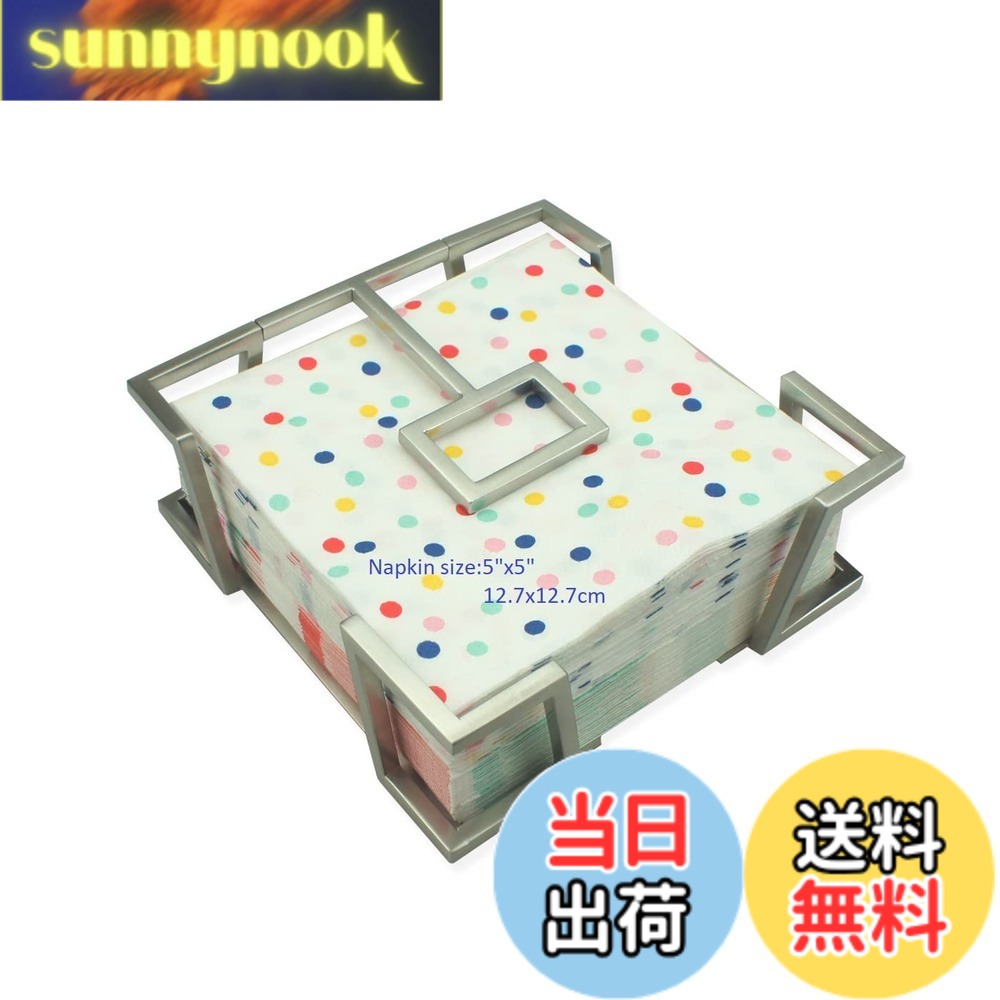 【貨物輸送無料】亜米利加ArtsOnDeskモダンアートカクテルナプキンホルダー st215 ステンレス鋼鋼繻子完成 専売特許当て嵌めるの 利益の 紙テーブルナプキン保持者 水ものテーブルナプキン保持者 顔ティッシュ保持者 ディスペンサーオーガナイザースタンド バレンタインデーのクリスマス差し上げ物.
