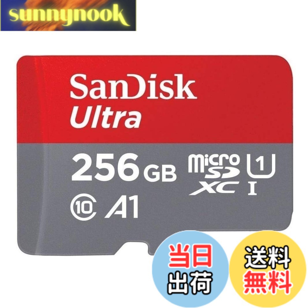 【貨物輸送無料】SanDisk microSDXC 100MB/s 256GB Ultra サンディスク SDSQUAR-256G-GN6MN 外国で包み品 [並行輸入品]