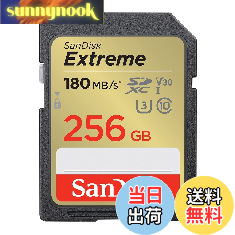 【貨物輸送無料】SanDisk (サンディスク) 256GB Extreme (エクストリーム) SDXC UHS-I 記憶装置歌留多 - C10/U3/V30/4K/UHD SD歌留多 - SDSDXVV-256G-GNCIN