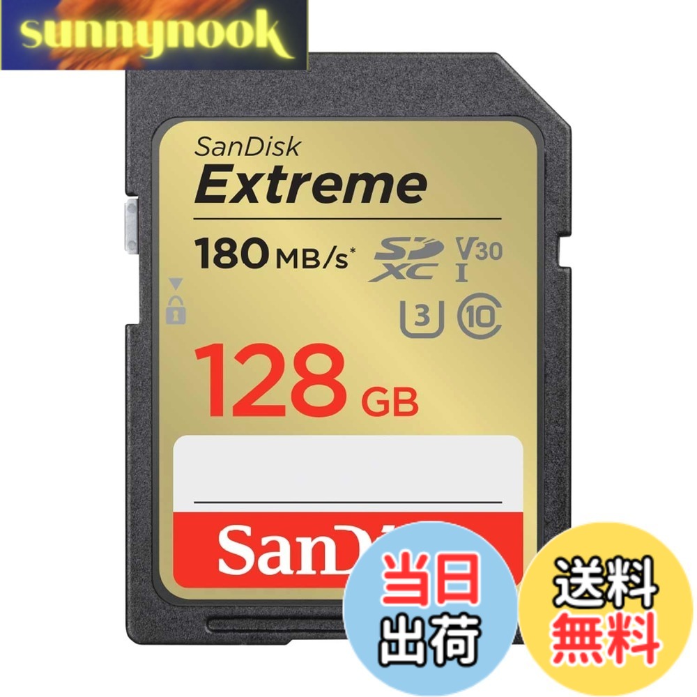 【貨物輸送無料】【 サンディスク 置き目品 】 SD歌留多 128GB SDXC Class10 UHS-I U3 V30 SanDisk Extreme SDSDXVA-128G-GHJIN 飾り気の無いひな型包み 製造業者無締めきり日