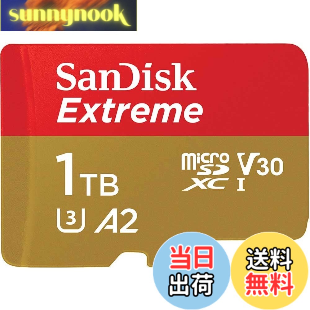 【貨物輸送無料】【 サンディスク 置き目品 】 SanDisk microSD 1結核症 UHS-I U3 V30 書込最大限度130MB/s Full 固定ディスク \u0026 4KExtreme SDSQXAV-1T00-GH3MA 新包み ソリッドステート運転