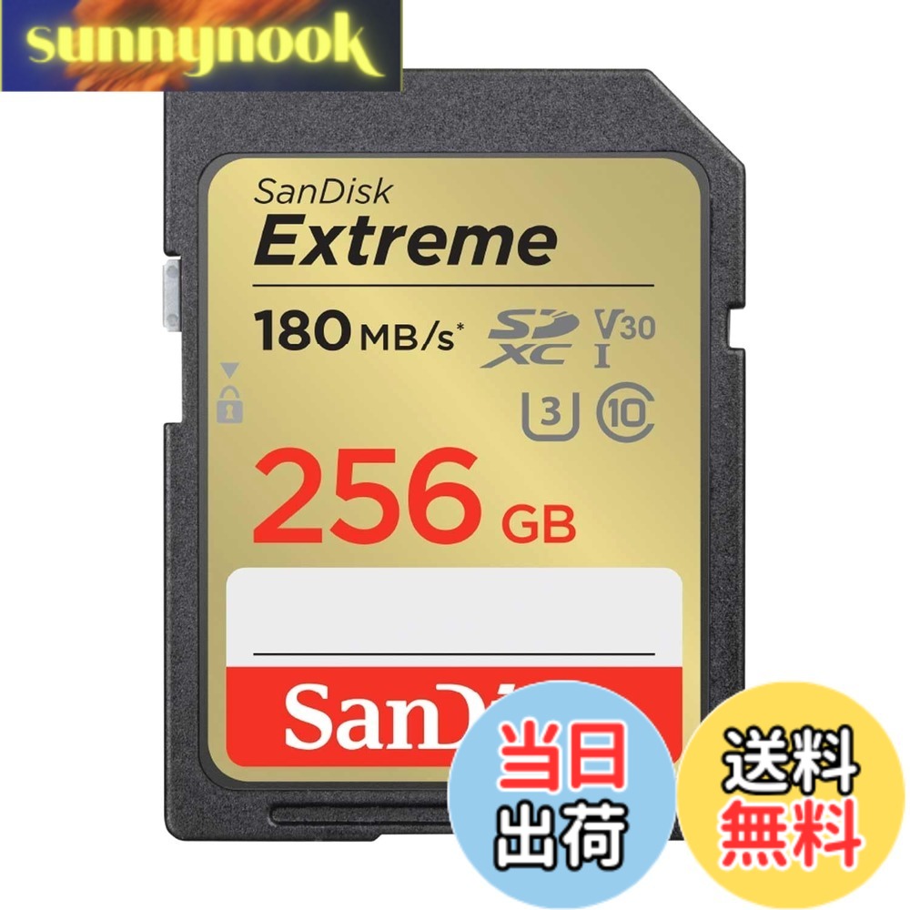 【貨物輸送無料】【 サンディスク 置き目品 】 SD歌留多 256GB SDXC Class10 UHS-I U3 V30 SanDisk Extreme SDSDXVV-256G-GHJIN 飾り気の無いひな型包み 製造業者無締めきり日