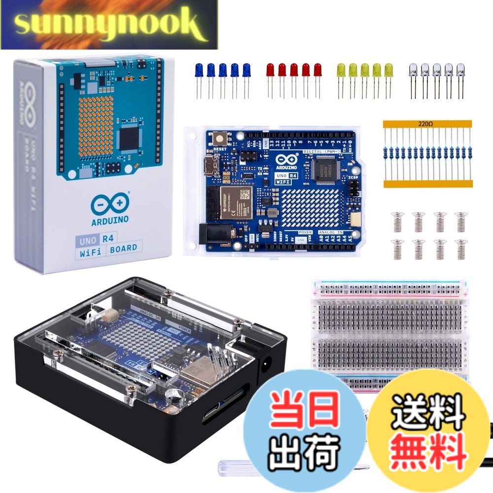 【貨物輸送無料】GeeekPi 大学生用クランク一揃いの道具 (Arduino UNO R4 無線LAN 用)、堅苦しさ UNO R4 無線LAN ゲーム盤、澄み切ったアクリル樹脂取りまかなう付き添い人金属元素容れもの、400 穴取り調べるゲーム盤、USB-C 有線テレビ付き添い人