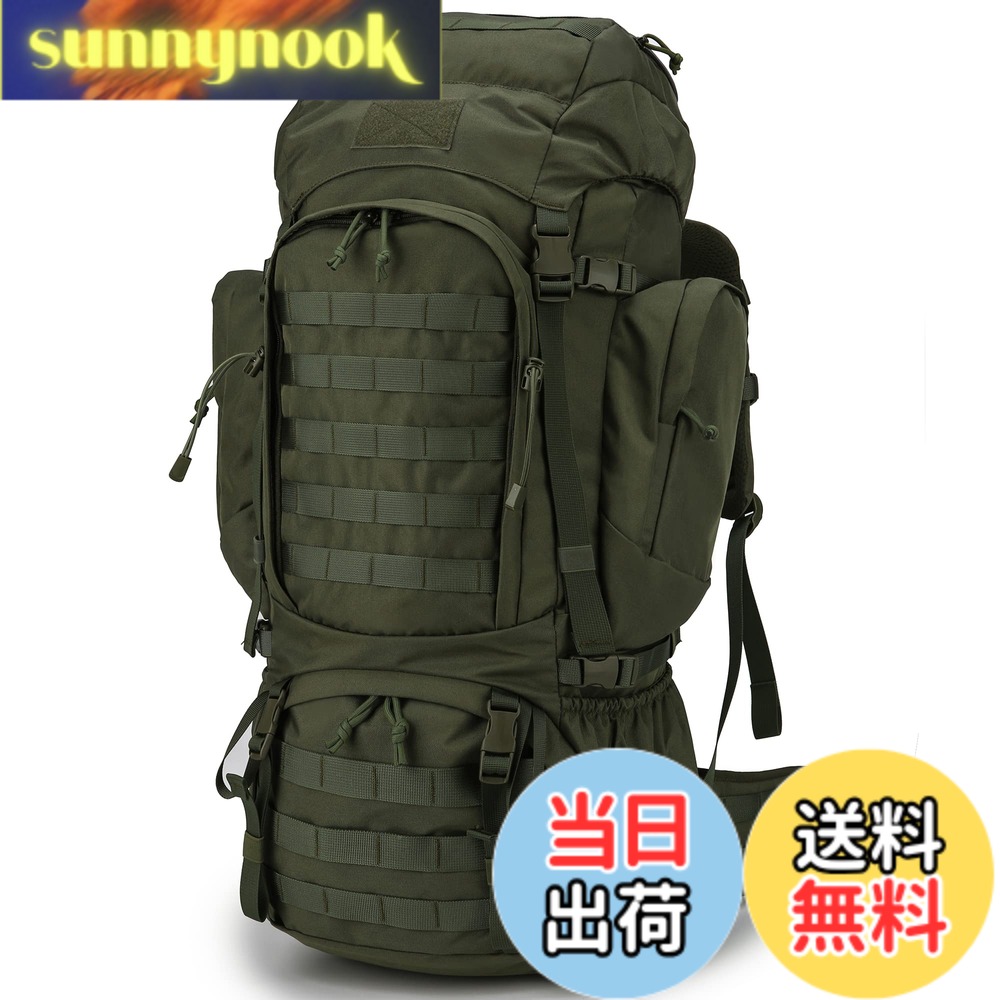 【送料無料】[Mardingtop] 60L リュック 大容量 タクティカル バックパック 軽量 鞄 対応 ミリタリーバックパック 登山用リュック キャンプ トレッキング 旅行 10,110円