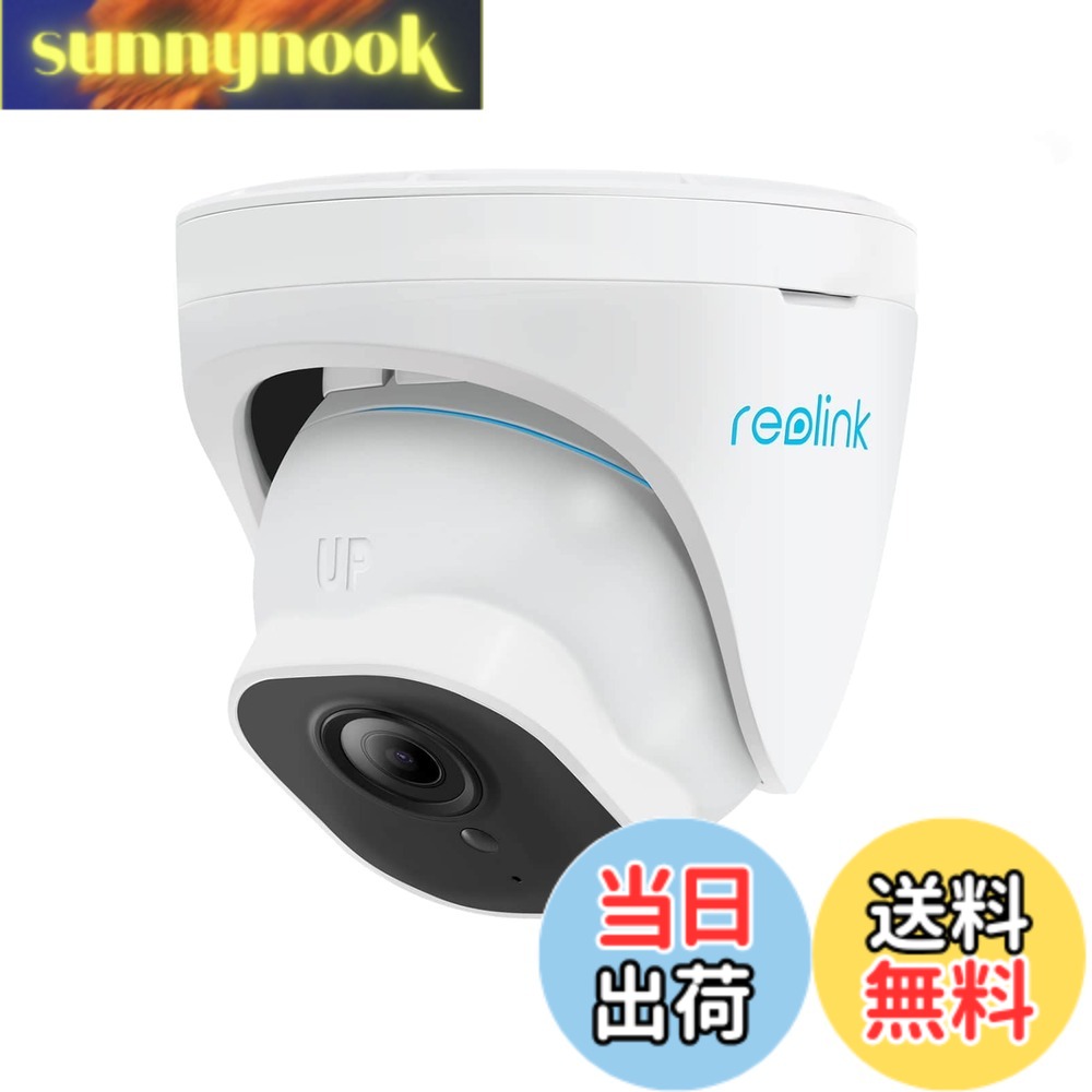 【送料無料】Reolink 防犯カメラ 4K PoE給電 800万画質 有線接続 監視カメラ お留守番 セキュリティIPカメラ H.265 AIスマート人体・車両・動物検知 24時間常時連続録画 ナイトビジョン マイク録音 Alexa対応 遠隔操作 スマホ/PC対応 SDカード/Reolink録画機保存(他社製|sunnynook