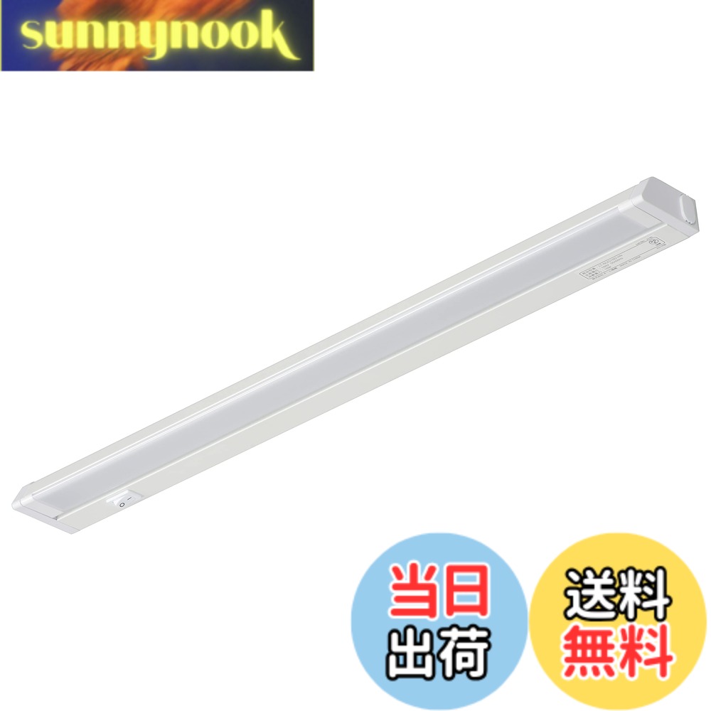 【送料無料】オーム電機 LEDイーブライトスリム多目的灯 コンセント式 電球色 10W 558mm スリム キッチン 棚下灯 LT-NLES10L-HN 06-4031 OHM