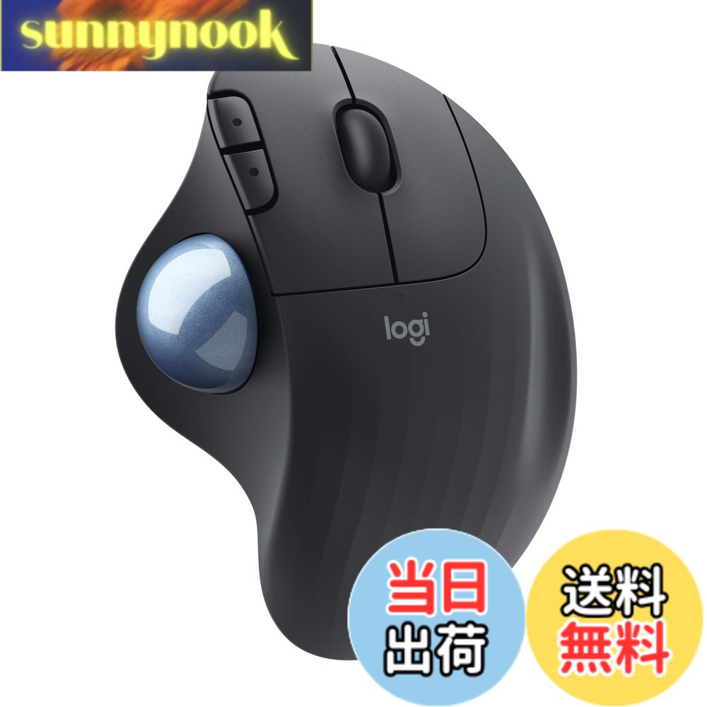 【貨物輸送無料】ロジクール 無線電話二十日鼠 トラックボール 無線電話 M575GR Bluetooth Unifying 5名取り草 トラックボール二十日鼠 無線電話 二十日鼠 windows mac iPad M575 独居室生存期間最大限度24ケ月 黒鉛 国内定め事品